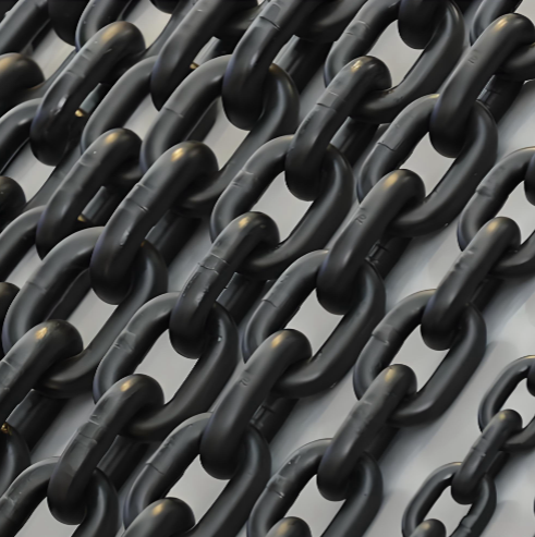 Mining Scraper Chain φ 30× 108 Manganese Steel Heat Treatment High-Strength Mining Round Link Chain