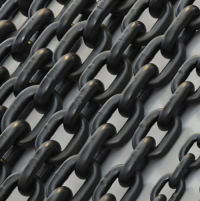 Mining Scraper Chain φ 30× 108 Manganese Steel Heat Treatment High-Strength Mining Round Link Chain