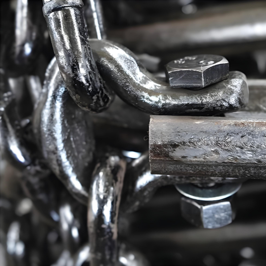 Alloy Steel Open Link - for Offshore Oil Platform Chains (CE/ABS) Split Connecting Ring 26x92