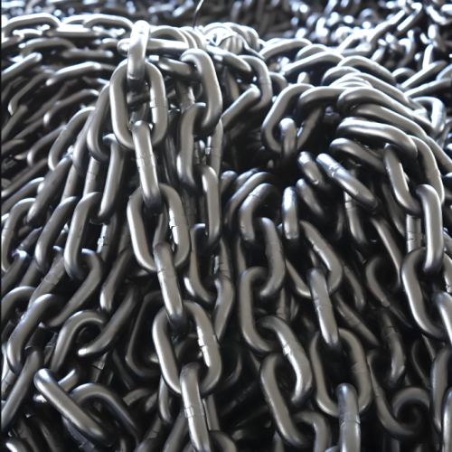 Mining Scraper Chain φ 18× 64 Manganese Steel Heat Treatment High-Strength Mining Round Link Chain