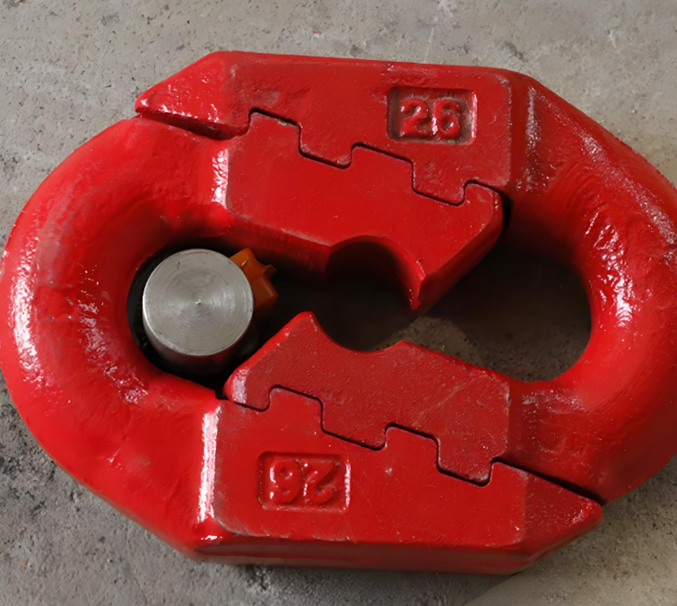 Hot-Forged Arc-Tooth Connecting Link 22x86 with Superior Impact Resistance for Conveyors