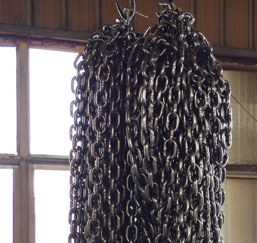 Mining Scraper Chain φ 18× 64 Manganese Steel Heat Treatment High-Strength Mining Round Link Chain