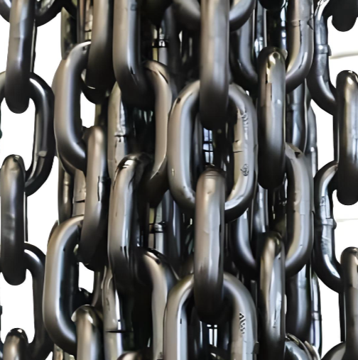 Mining Scraper Chain φ 22× 86 Manganese Steel Heat Treatment High-Strength Mining Round Link Chain