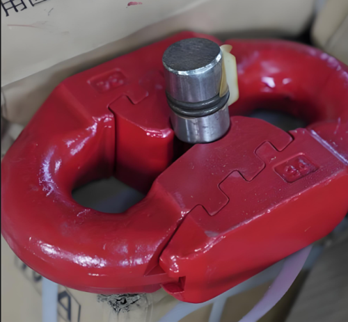 Hot-Forged Arc-Tooth Connecting Link 38x137 with Superior Impact Resistance for Conveyors