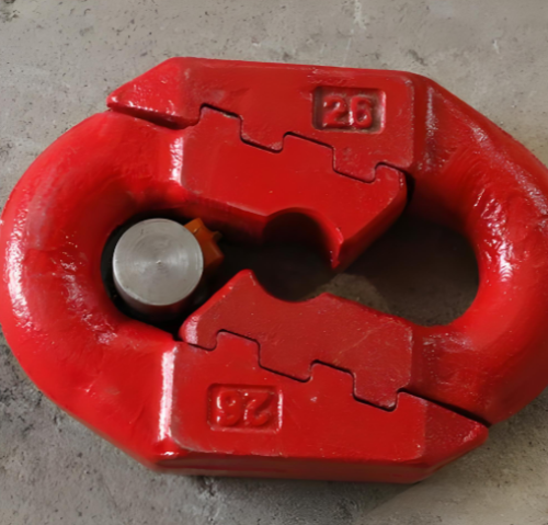 Hot-Forged Arc-Tooth Connecting Link 34x126 with Superior Impact Resistance for Conveyors