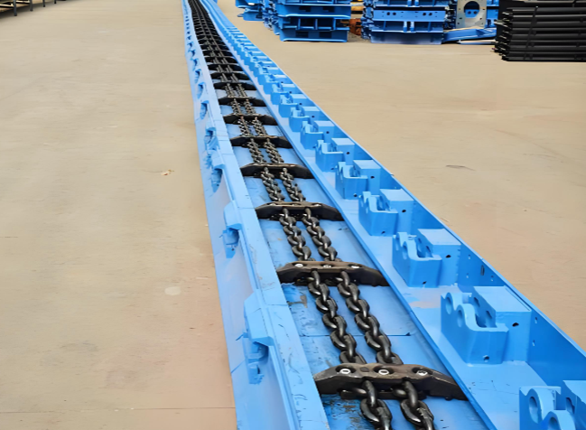 Mining Scraper Chain φ 26× 92 Manganese Steel Heat Treatment High-Strength Mining Round Link Chain