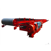 Customized Industrial Fixed Belt Conveyor DSJ100/80/2x125 for Mining, Heavy Duty Industrial Material Handling Equipment