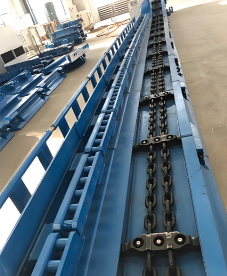 Mining Scraper Chain φ 48× 152 Manganese Steel Heat Treatment High-Strength Mining Round Link Chain