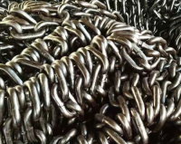 Mining Scraper Chain φ 14× 50 Manganese Steel Heat Treatment High-Strength Mining Round Link Chain