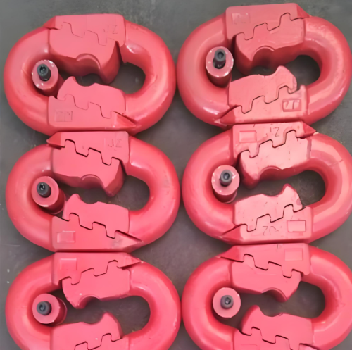 Hot-Forged Arc-Tooth Connecting Link 34x126 with Superior Impact Resistance for Conveyors