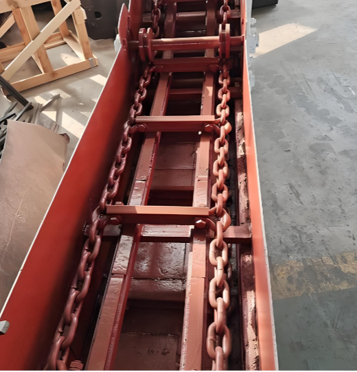 Mining Scraper Chain φ 34× 126 Manganese Steel Heat Treatment High-Strength Mining Round Link Chain