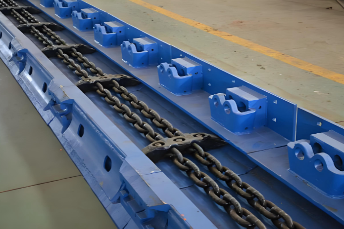 Mining Scraper Chain φ 30× 108 Manganese Steel Heat Treatment High-Strength Mining Round Link Chain