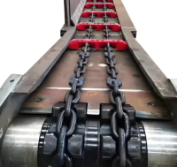 Mining Scraper Chain φ 34× 126 Manganese Steel Heat Treatment High-Strength Mining Round Link Chain